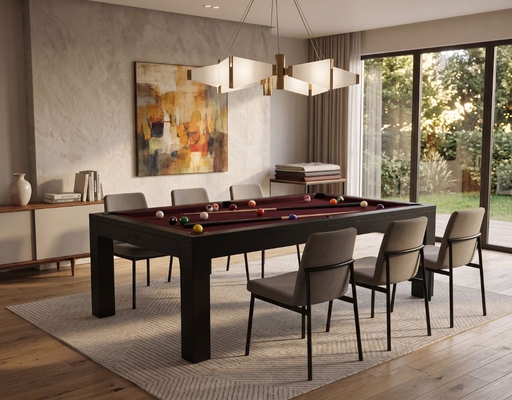 Billards Montfort Dinard - Black Oak Dining Table.jpg